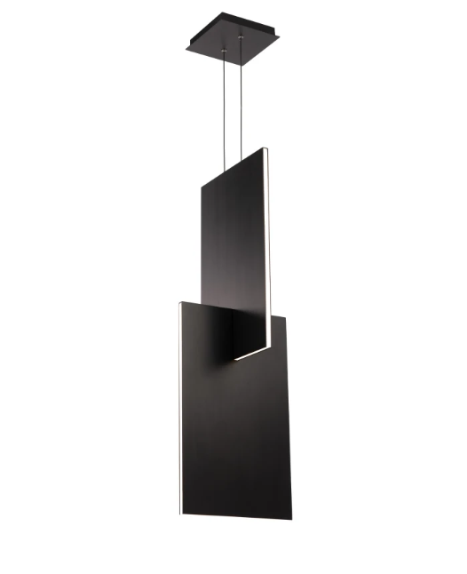 Modern Forms Amari Chandelier Light Chandeliers Modern Forms Black 4.75x4.75x13.5 