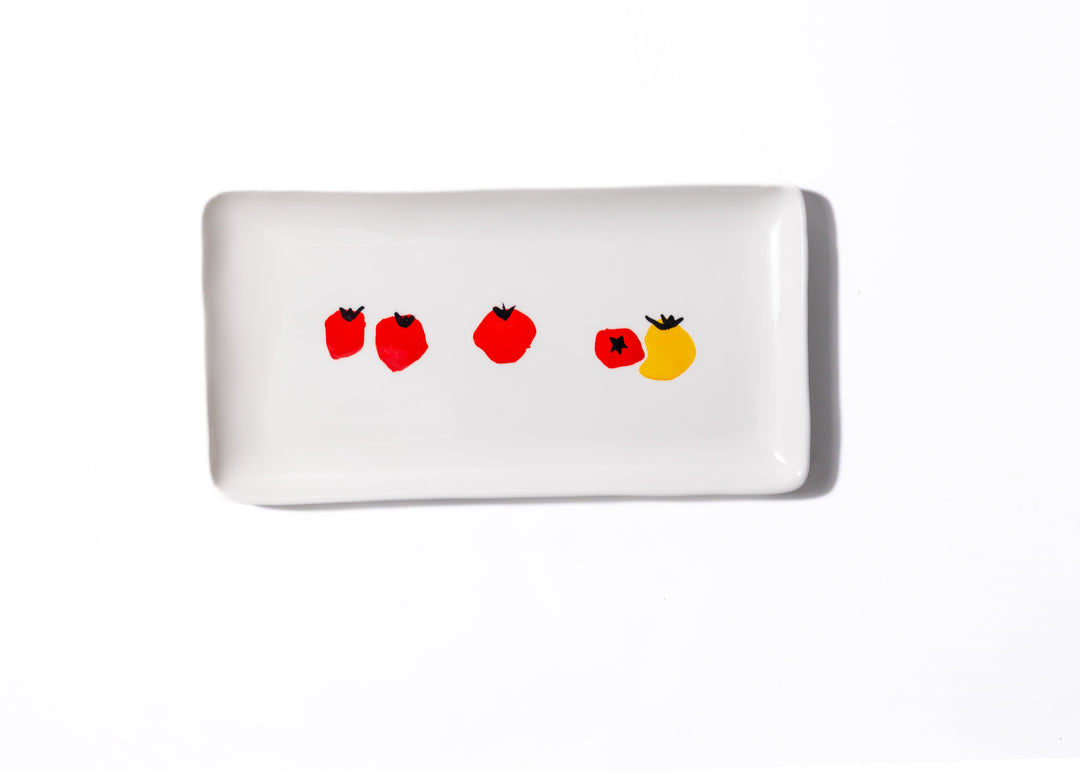 Zafferano America Tomato Rectangular Serving Platter Tableware Zafferano America Default Title  