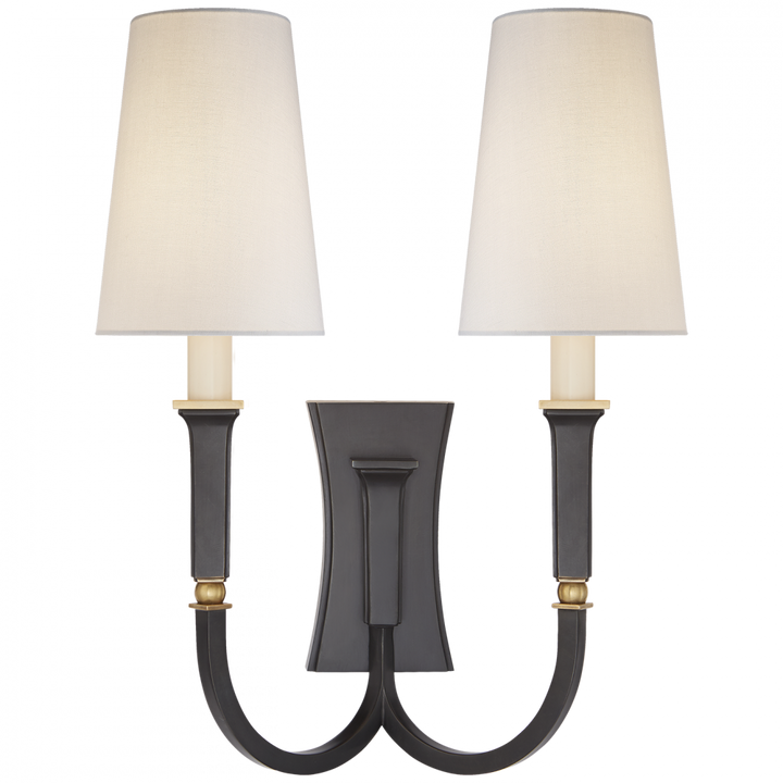 Visual Comfort & Co. Delphia Large Double Arm Sconce