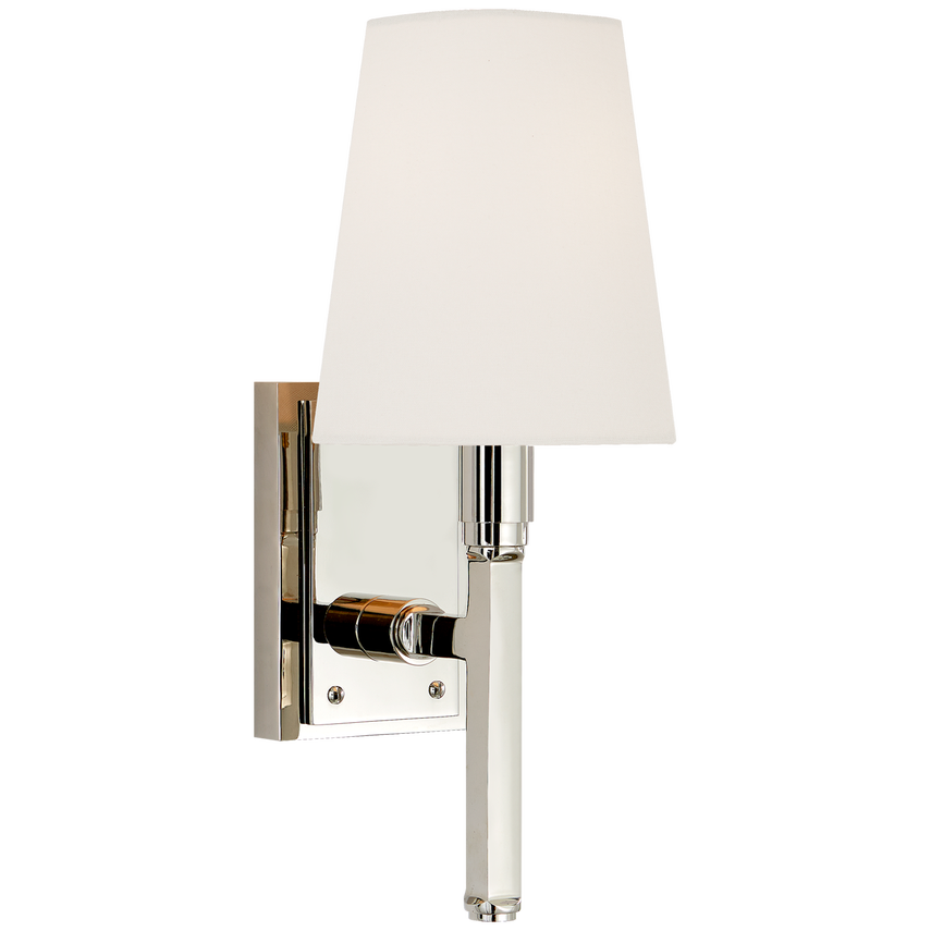 Visual Comfort & Co. Watson Small Tail Sconce Wall Sconces Visual Comfort & Co. Polished Nickel  