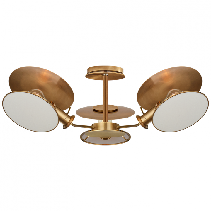 Visual Comfort & Co. Osiris Medium Reflector Semi-Flush Mount Ceiling Flush Mounts Visual Comfort & Co.   