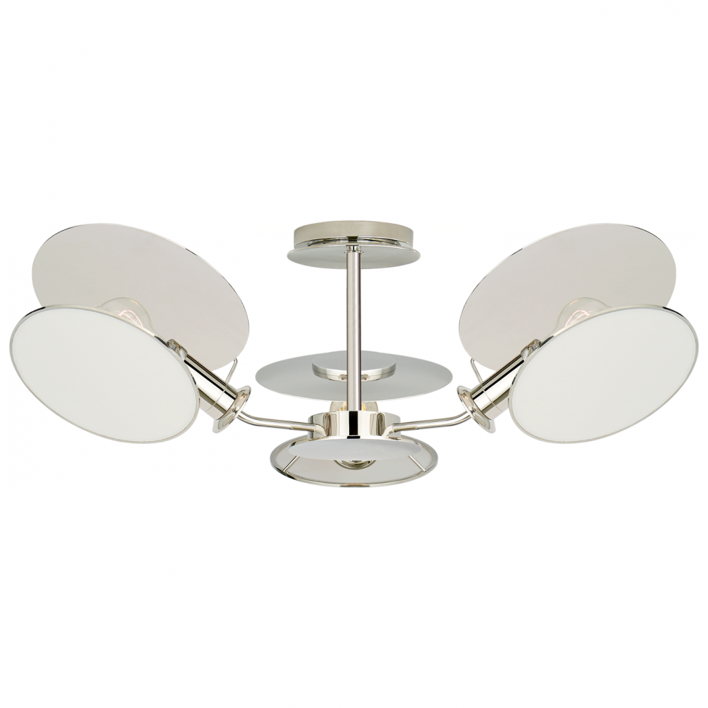 Visual Comfort & Co. Osiris Medium Reflector Semi-Flush Mount Ceiling Flush Mounts Visual Comfort & Co.   