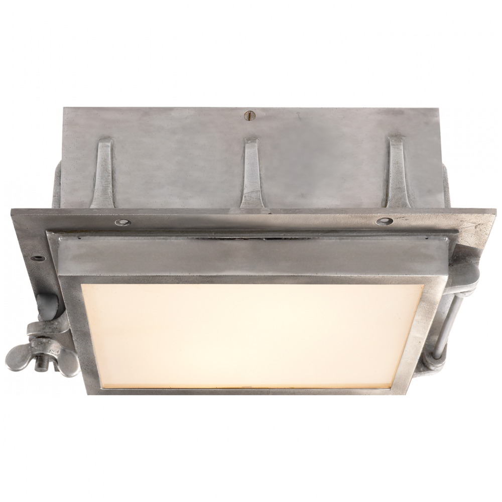 Visual Comfort & Co. Knockout Square Ceiling Light Ceiling Semi Flush Mounts Visual Comfort & Co.   