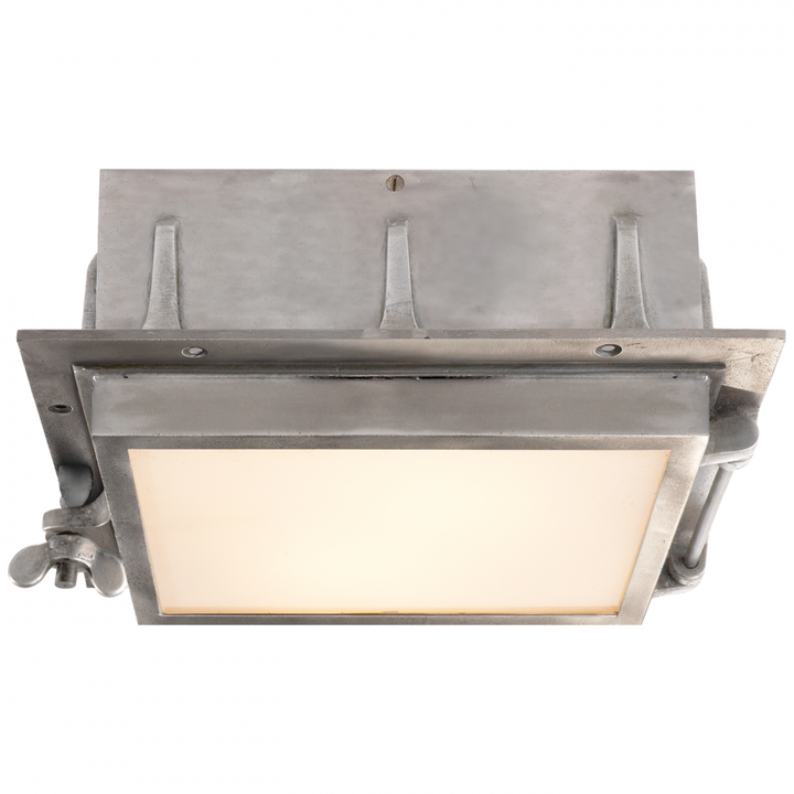 Visual Comfort & Co. Knockout Square Ceiling Light Ceiling Semi Flush Mounts Visual Comfort & Co.   