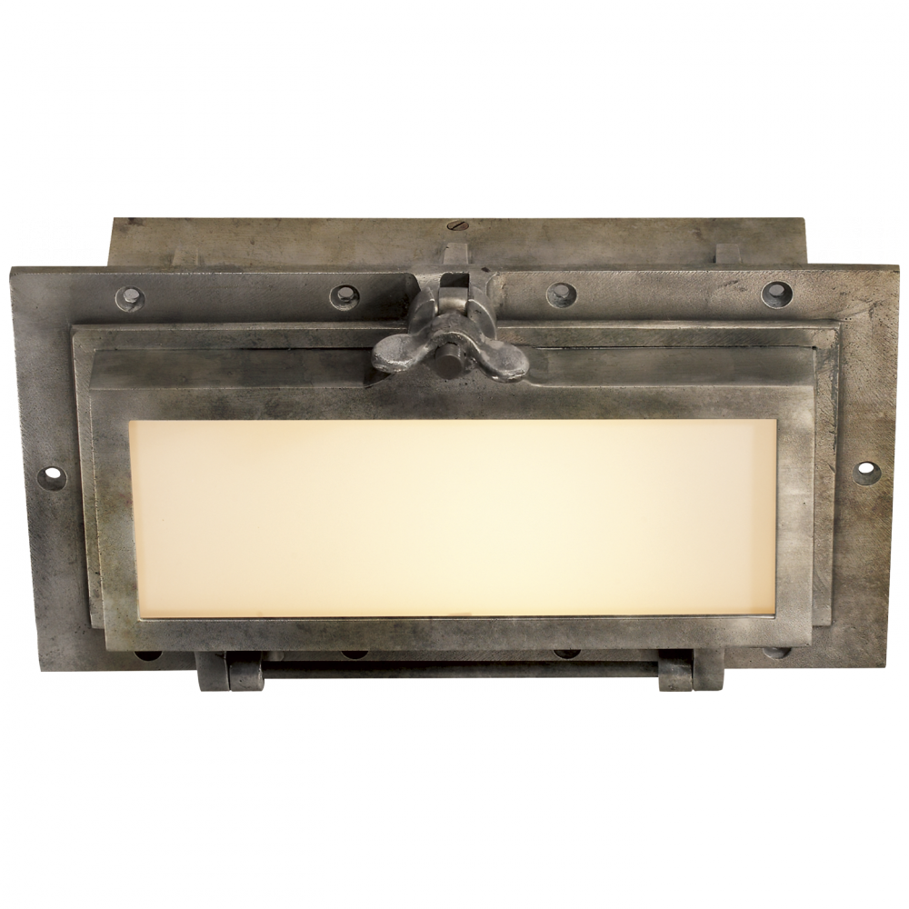 Visual Comfort & Co. Knockout Rectangular Ceiling Light Ceiling Semi Flush Mounts Visual Comfort & Co.   