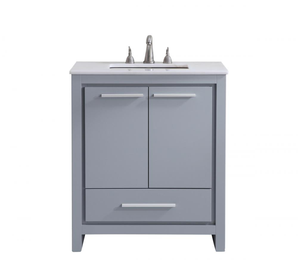 Elegant Filipo Bathroom Vanity Bathroom Vanity Elegant 30 Gray 