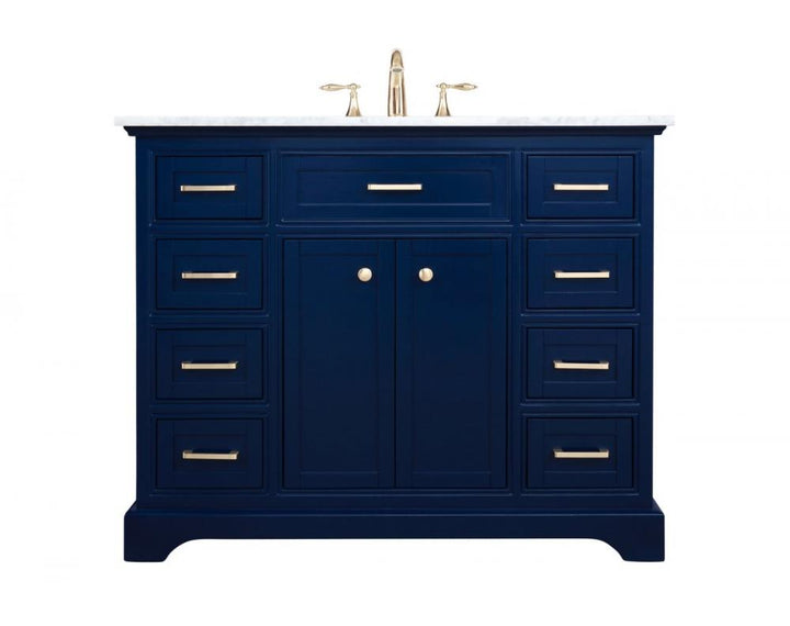 Elegant Americana Bathroom Vanity Bathroom Vanity Elegant 42 Blue Not Included