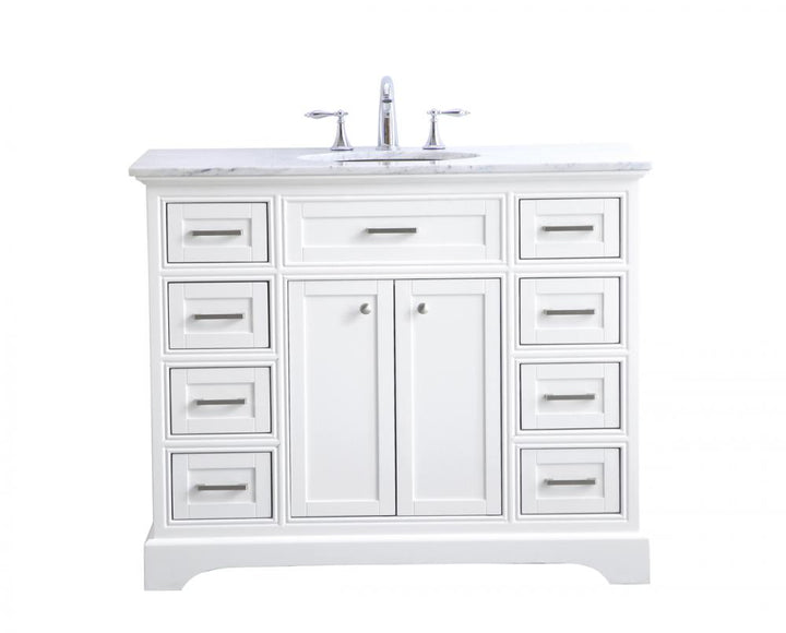 Elegant Americana Bathroom Vanity Bathroom Vanity Elegant 42 White Not Included