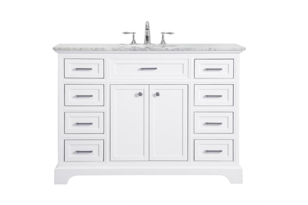 Elegant Americana Bathroom Vanity Bathroom Vanity Elegant 48 White Not Included