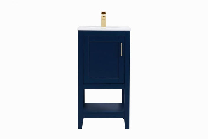 Elegant Aubrey Bathroom Vanity Bathroom Vanity Elegant 18 Blue Not Included