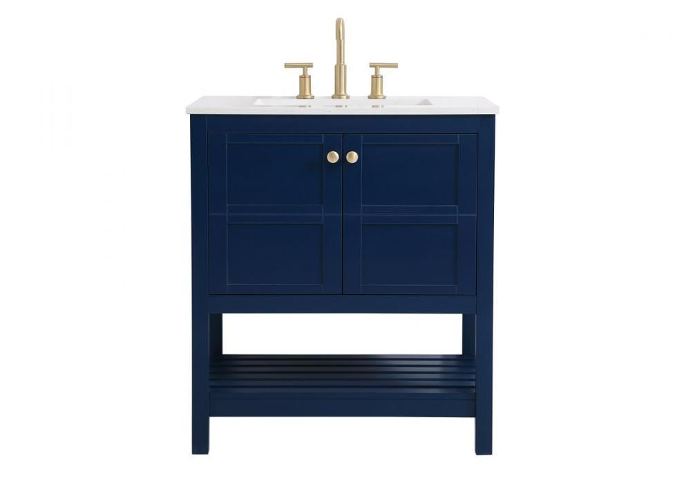 Elegant Theo Bathroom Vanity Bathroom Vanity Elegant 30 Blue Not Included