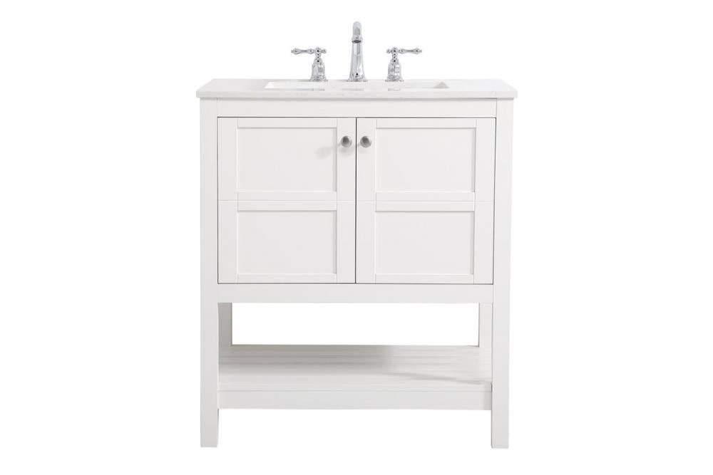 Elegant Theo Bathroom Vanity Bathroom Vanity Elegant 30 White Not Included