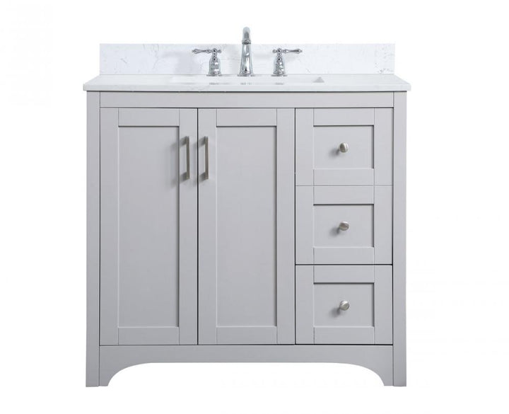 Elegant Moore Bathroom Vanity Bathroom Vanity Elegant 36 Gray Included