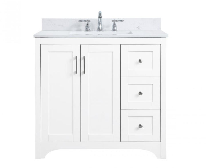 Elegant Moore Bathroom Vanity Bathroom Vanity Elegant 36 White Included