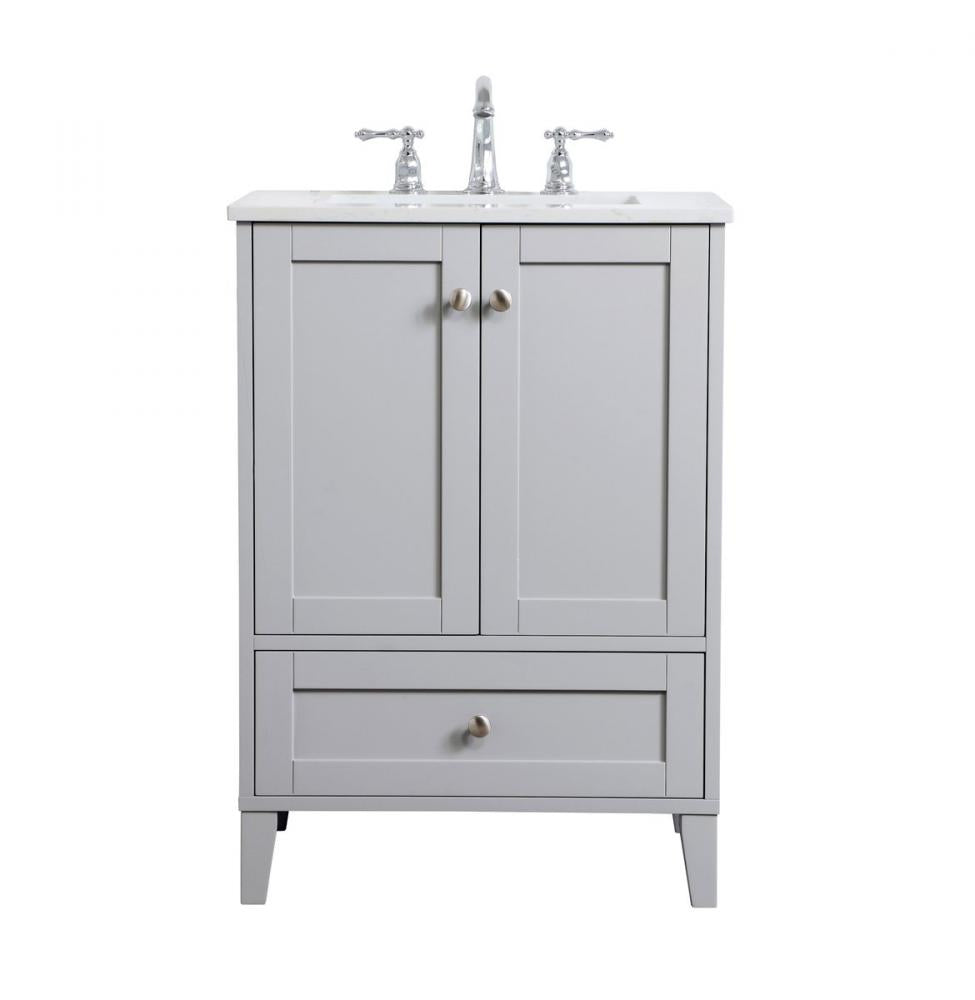 Elegant Sommerville Bathroom Vanity Bathroom Vanity Elegant 24 Gray Not Included