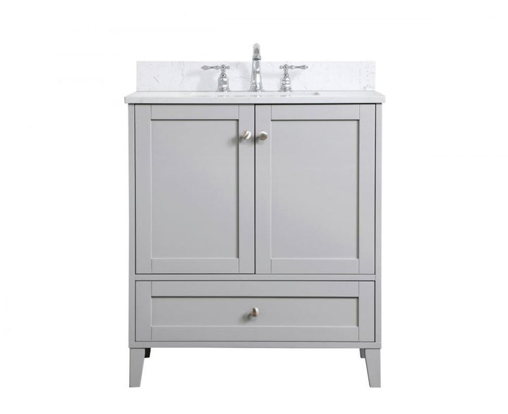 Elegant Sommerville Bathroom Vanity Bathroom Vanity Elegant 30 Gray Included