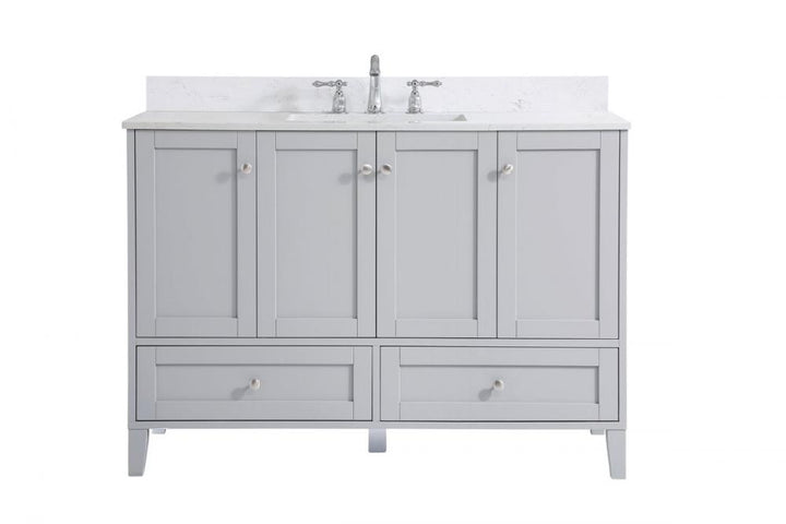 Elegant Sommerville Bathroom Vanity Bathroom Vanity Elegant 48 Gray Included