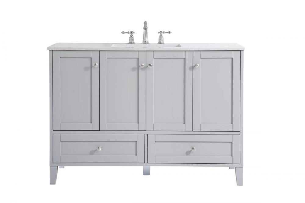 Elegant Sommerville Bathroom Vanity Bathroom Vanity Elegant 48 Gray Not Included