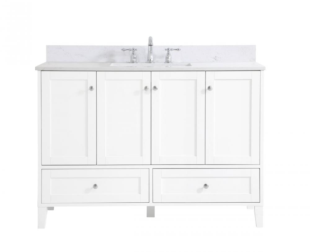 Elegant Sommerville Bathroom Vanity Bathroom Vanity Elegant 48 White Included