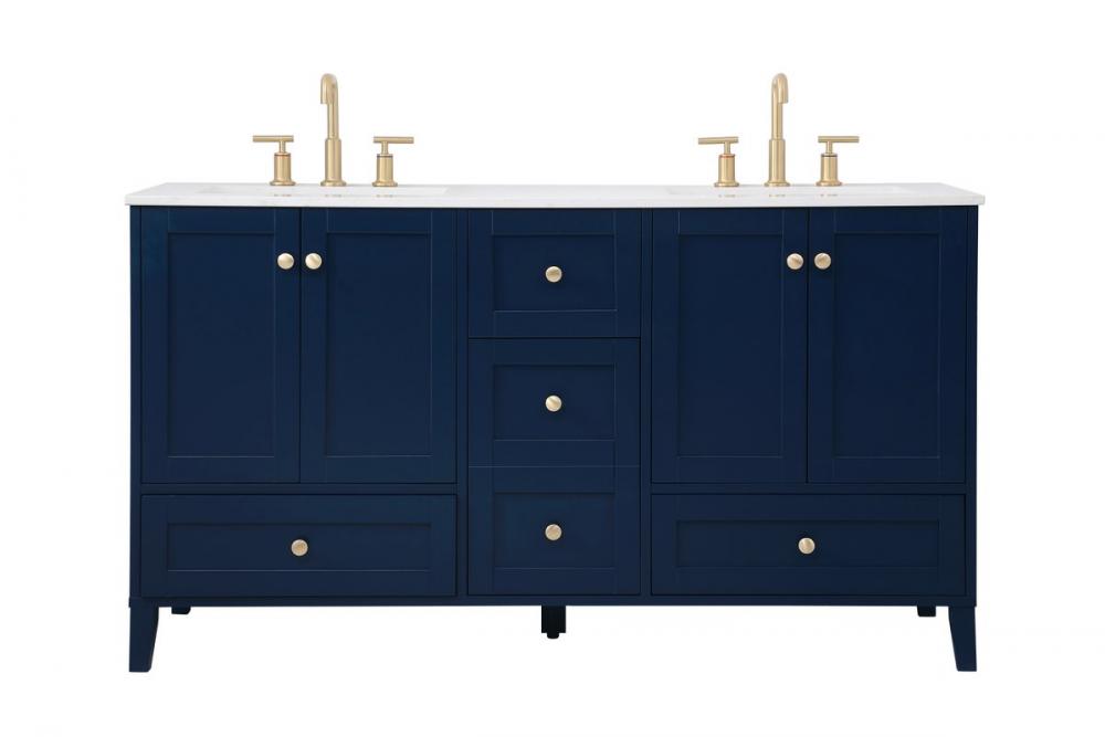 Elegant Sommerville Bathroom Vanity Bathroom Vanity Elegant 60 Blue Not Included