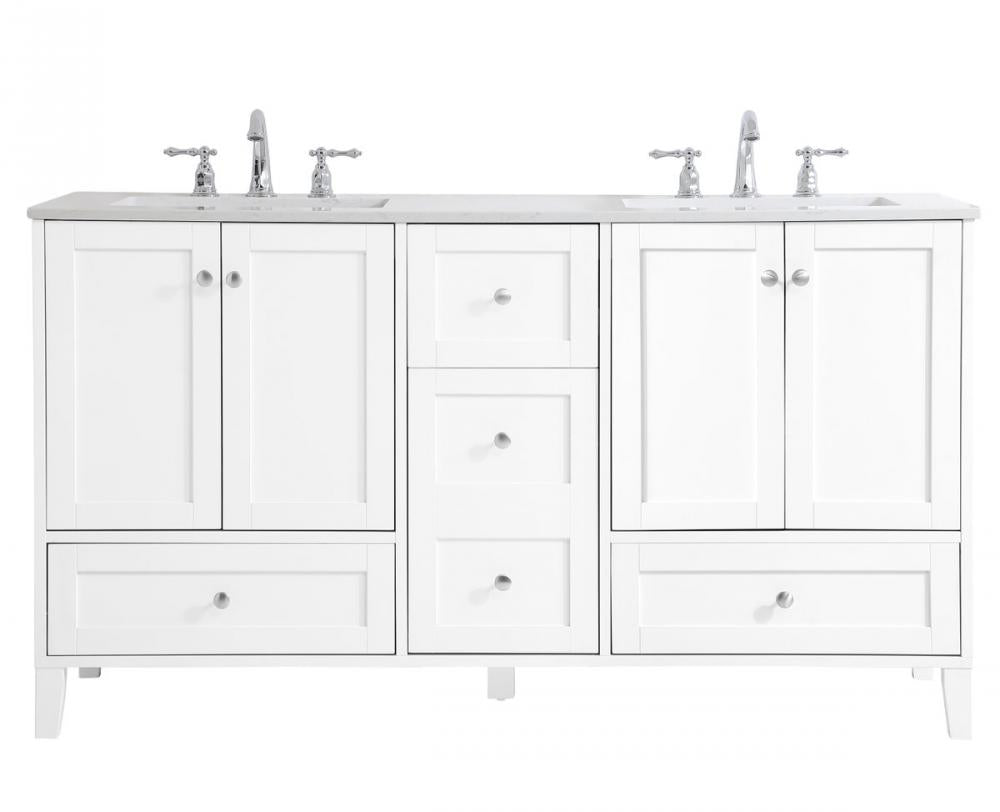 Elegant Sommerville Bathroom Vanity Bathroom Vanity Elegant 60 White Not Included