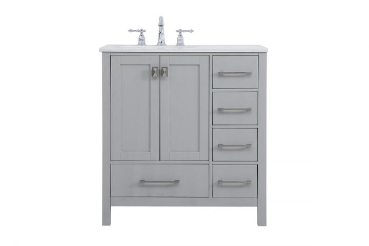 Elegant Irene Bathroom Vanity Bathroom Vanity Elegant 32 Gray Not Included