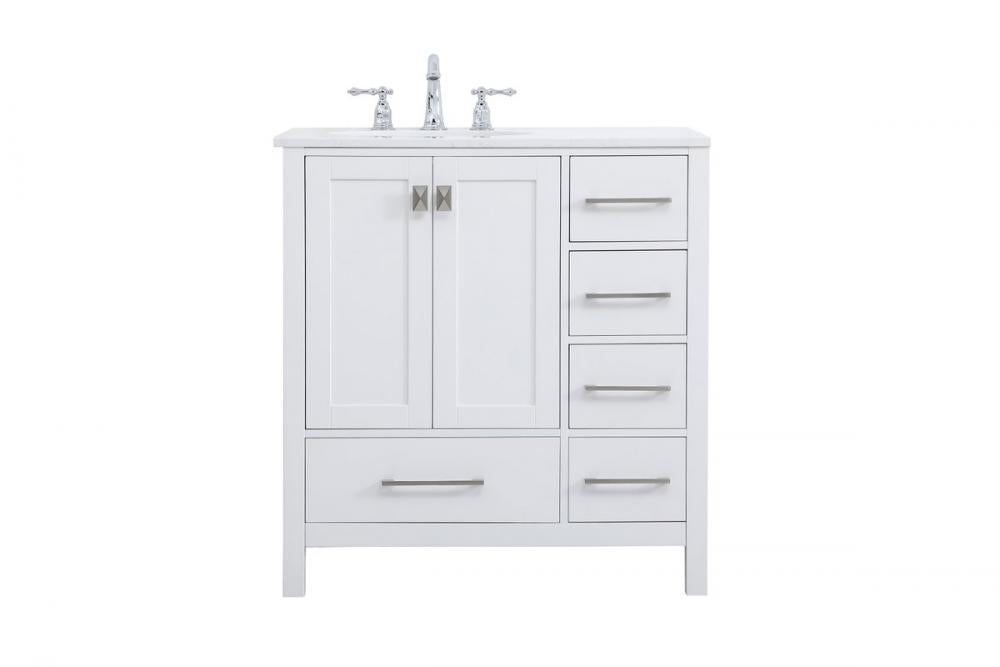 Elegant Irene Bathroom Vanity Bathroom Vanity Elegant 32 White Not Included