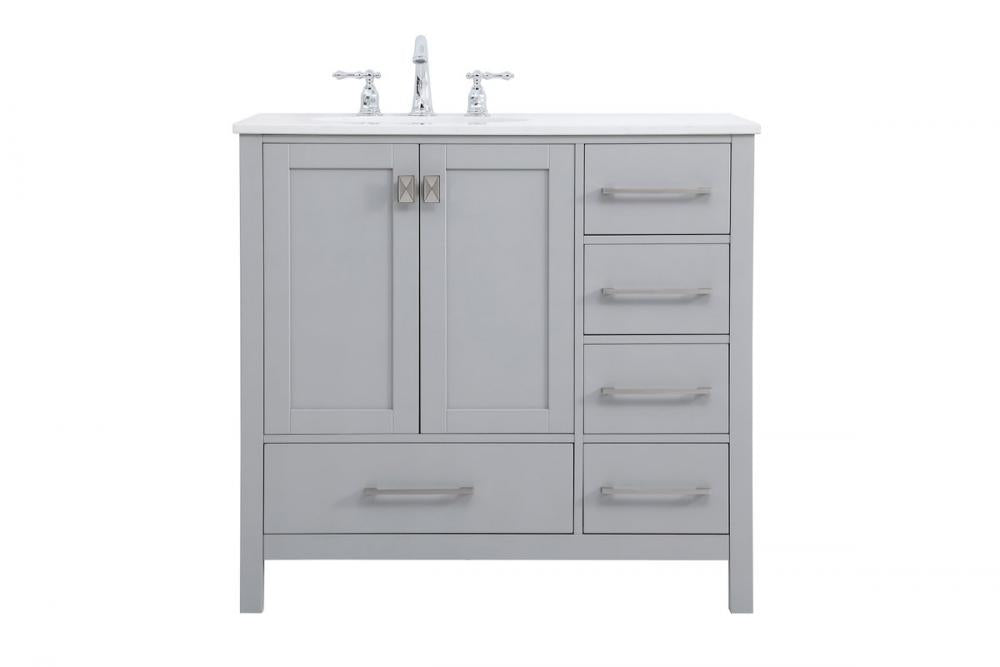 Elegant Irene Bathroom Vanity Bathroom Vanity Elegant 36 Gray Not Included