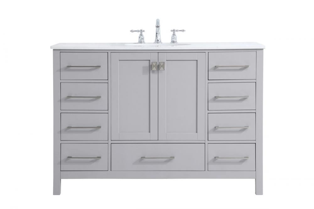 Elegant Irene Bathroom Vanity Bathroom Vanity Elegant 48 Gray Not Included