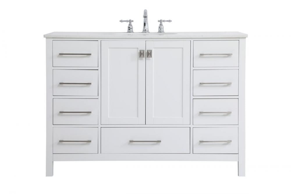 Elegant Irene Bathroom Vanity Bathroom Vanity Elegant 48 White Not Included