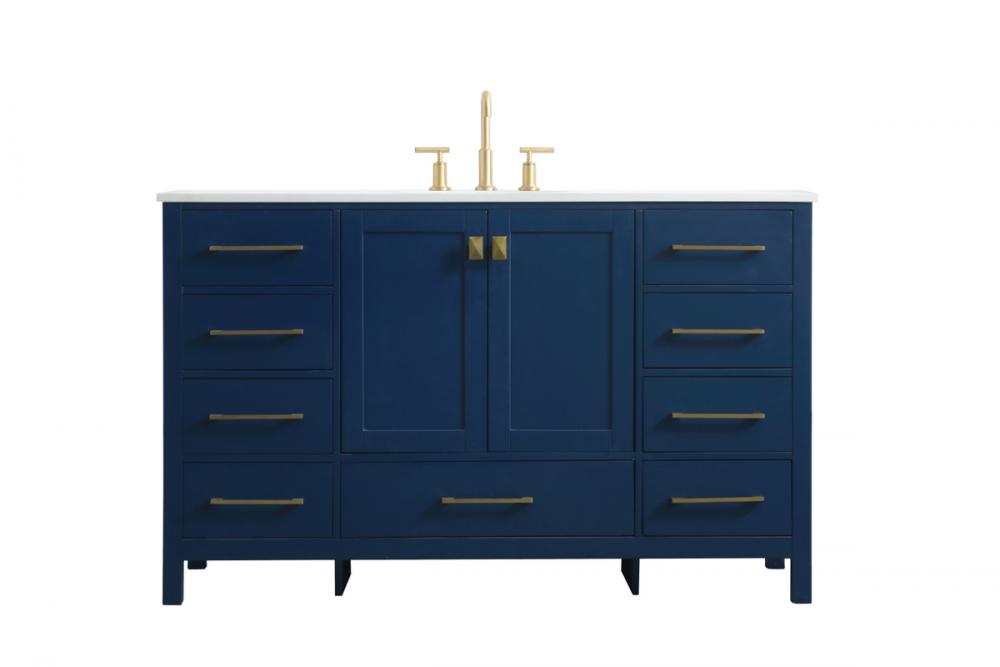 Elegant Irene Bathroom Vanity Bathroom Vanity Elegant 54 Blue Not Included