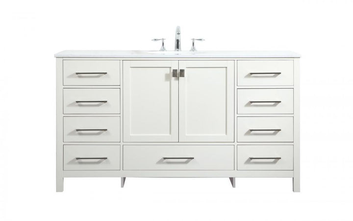 Elegant Irene Bathroom Vanity Bathroom Vanity Elegant 60 White Not Included