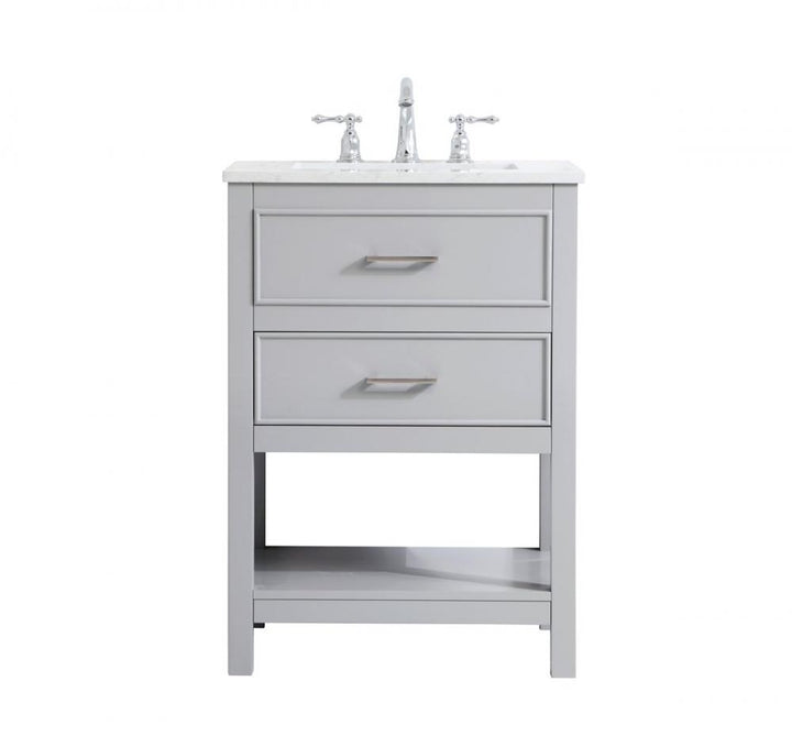 Elegant Sinclaire Bathroom Vanity Bathroom Vanity Elegant 24 Gray Not Included