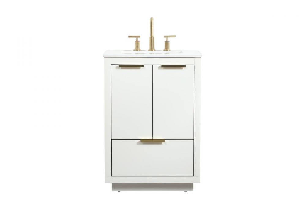 Elegant Blake Bathroom Vanity Bathroom Vanity Elegant 24 White Not Included