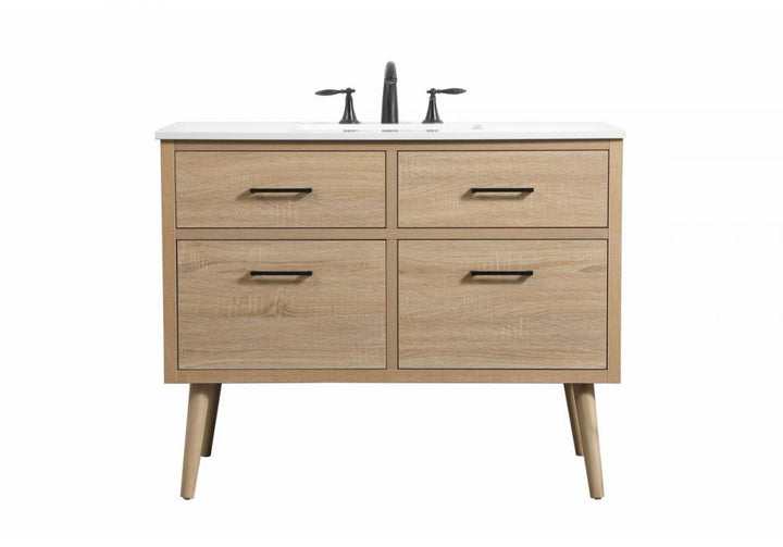 Elegant Boise Bathroom Vanity Bathroom Vanity Elegant 42 Wood|Brown Not Included