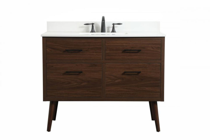 Elegant Boise Bathroom Vanity Bathroom Vanity Elegant 42 Dark Wood Included