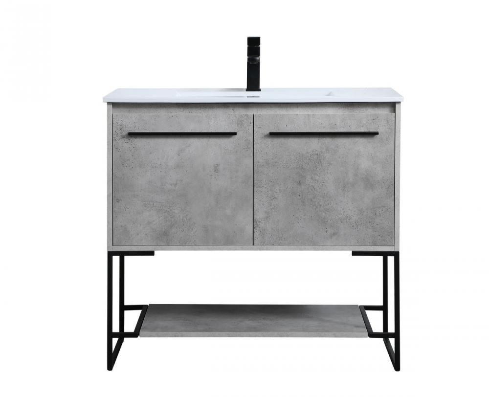 Elegant Gerard Bathroom Vanity Bathroom Vanity Elegant 36 Gray 