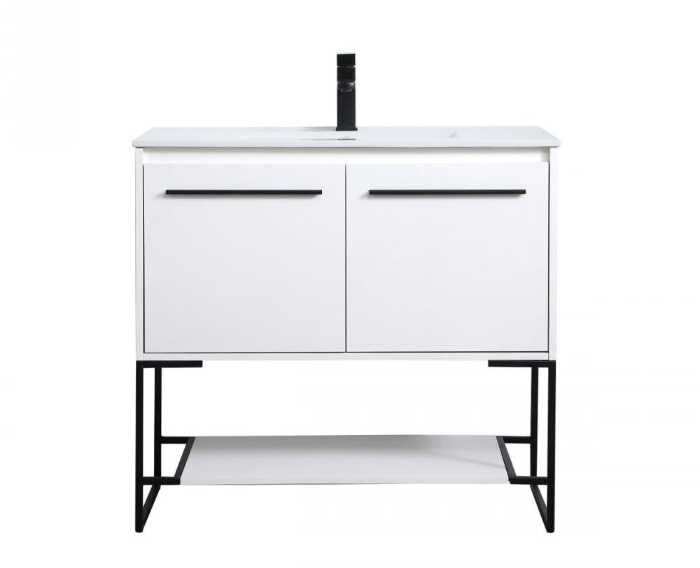 Elegant Gerard Bathroom Vanity Bathroom Vanity Elegant 36 White 