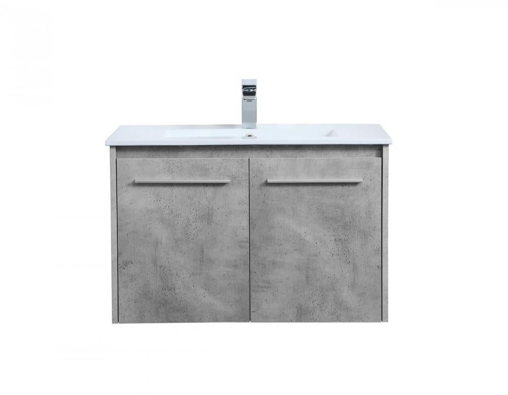 Elegant Rasina Bathroom Vanity Bathroom Vanity Elegant 30 Gray 