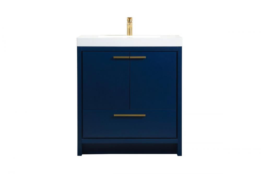 Elegant Wyatt Bathroom Vanity Bathroom Vanity Elegant 30 Blue Not Included