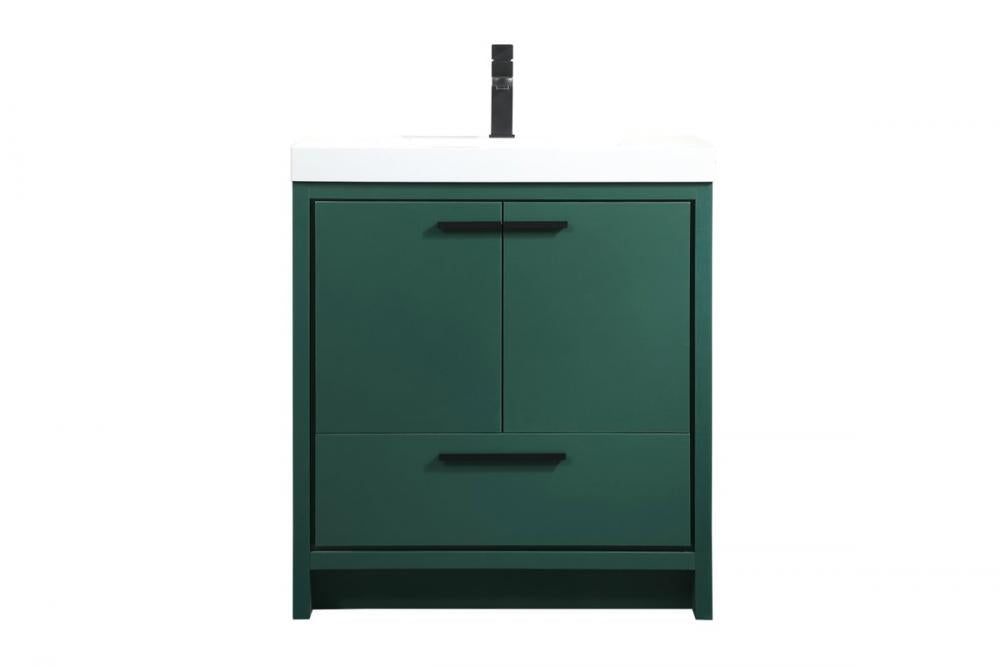 Elegant Wyatt Bathroom Vanity Bathroom Vanity Elegant 30 Green Not Included