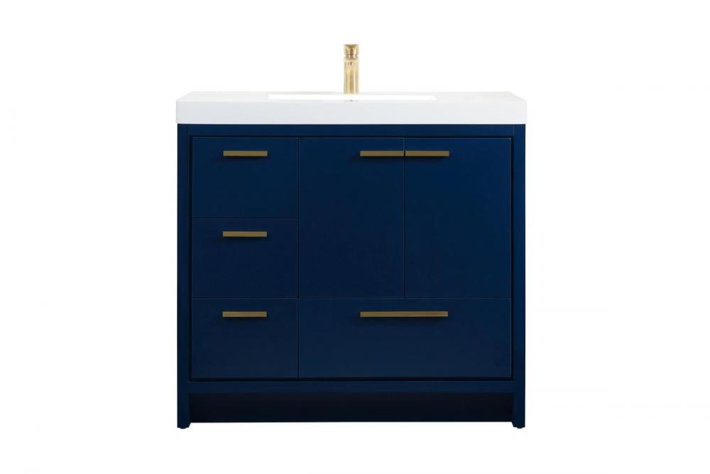 Elegant Wyatt Bathroom Vanity Bathroom Vanity Elegant 36 Blue Not Included