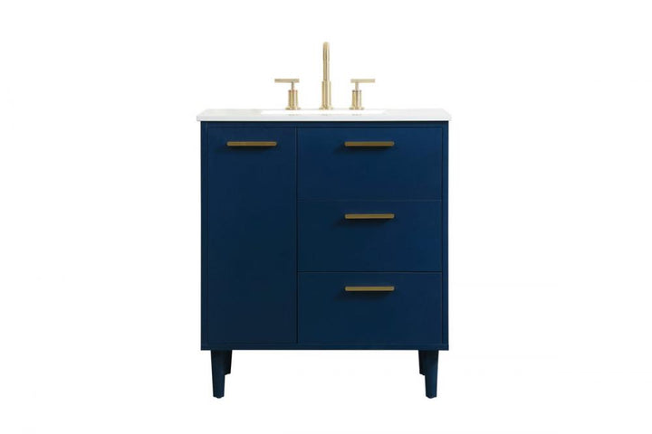 Elegant Baldwin Bathroom Vanity Bathroom Vanity Elegant 30 Blue Not Included