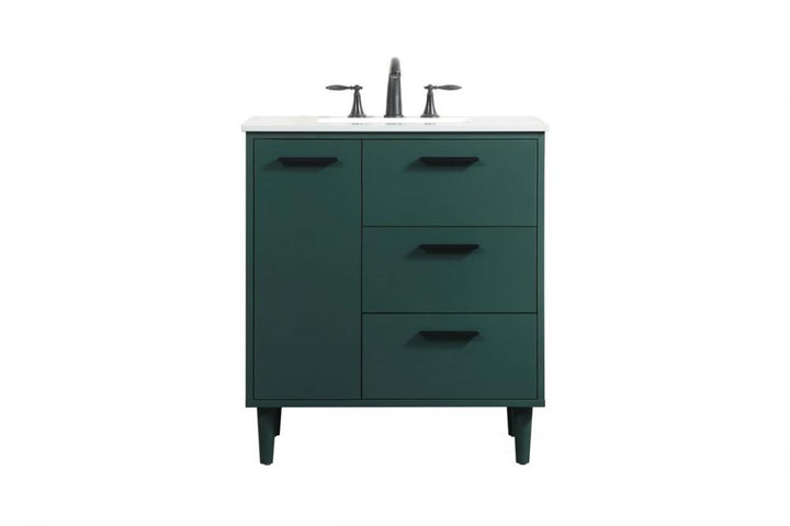 Elegant Baldwin Bathroom Vanity Bathroom Vanity Elegant 30 Green Not Included