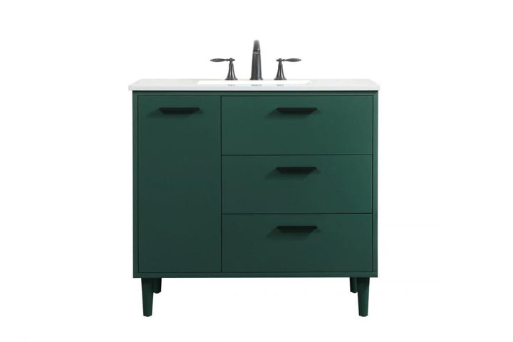 Elegant Baldwin Bathroom Vanity Bathroom Vanity Elegant 36 Green Not Included