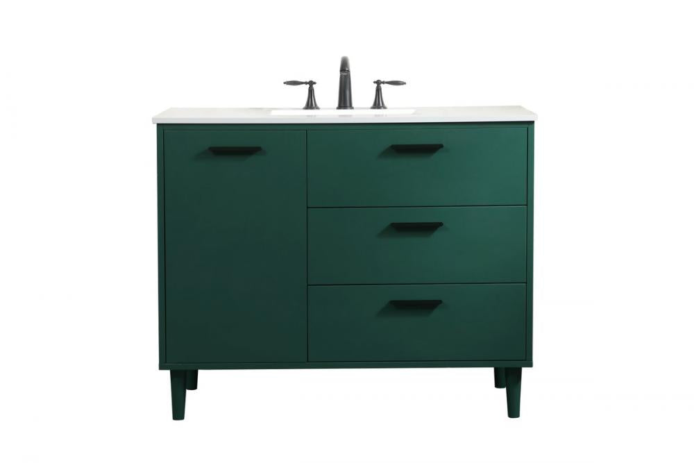 Elegant Baldwin Bathroom Vanity Bathroom Vanity Elegant 42 Green Not Included