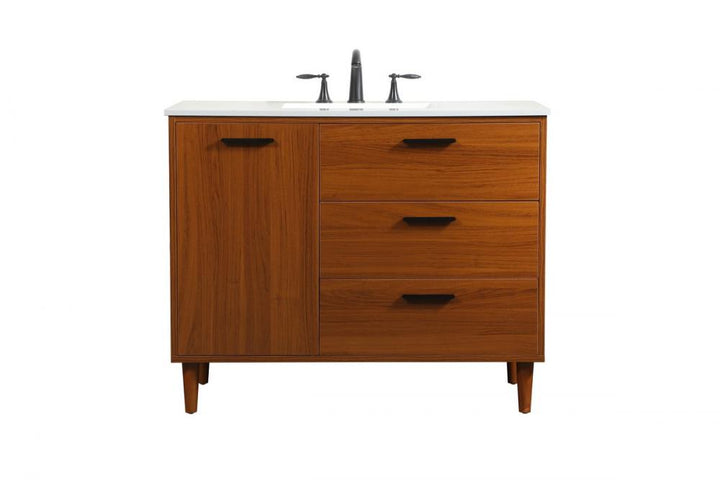 Elegant Baldwin Bathroom Vanity Bathroom Vanity Elegant 42 Dark Wood Not Included