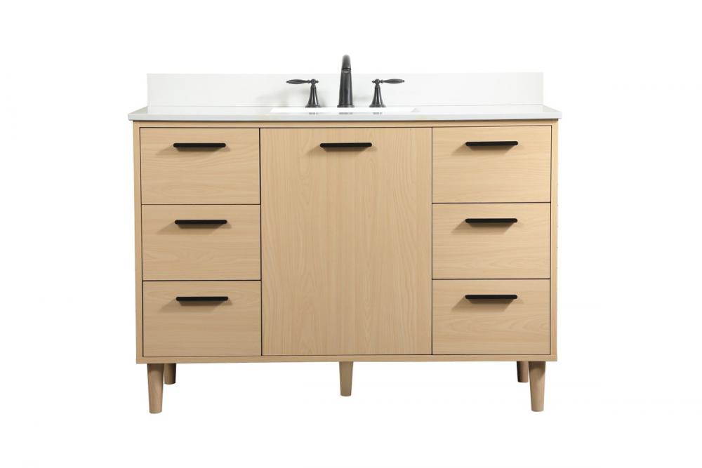 Elegant Baldwin Bathroom Vanity Bathroom Vanity Elegant 48 Light Wood Included