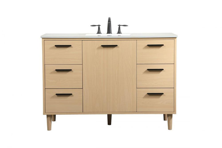 Elegant Baldwin Bathroom Vanity Bathroom Vanity Elegant 48 Light Wood Not Included