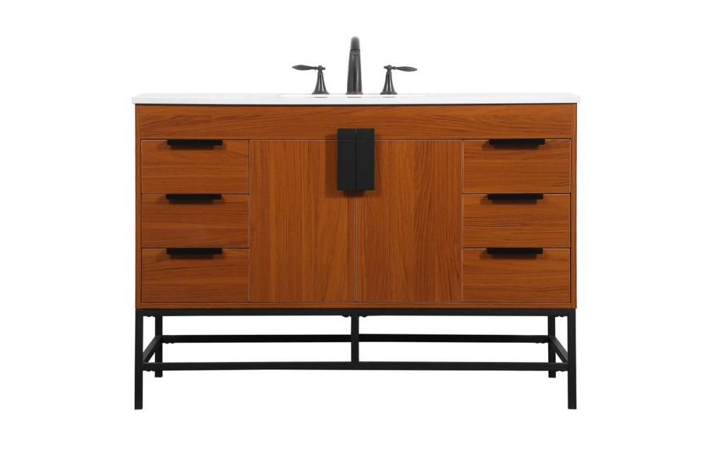 Elegant Eugene Bathroom Vanity Bathroom Vanity Elegant 48 Dark Wood Not Included